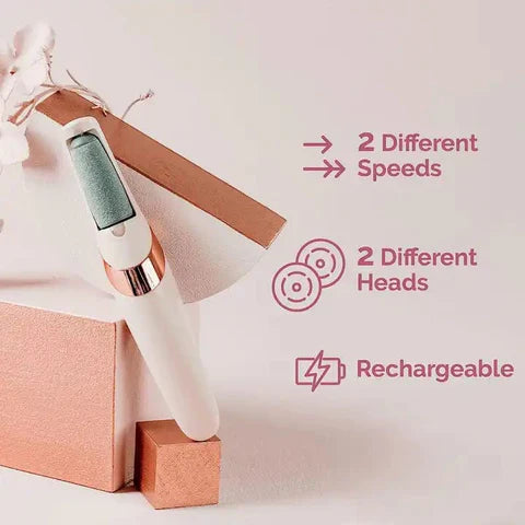 SmoothStep Pro™ Pedicure and Callus rechargeable Remover Tool